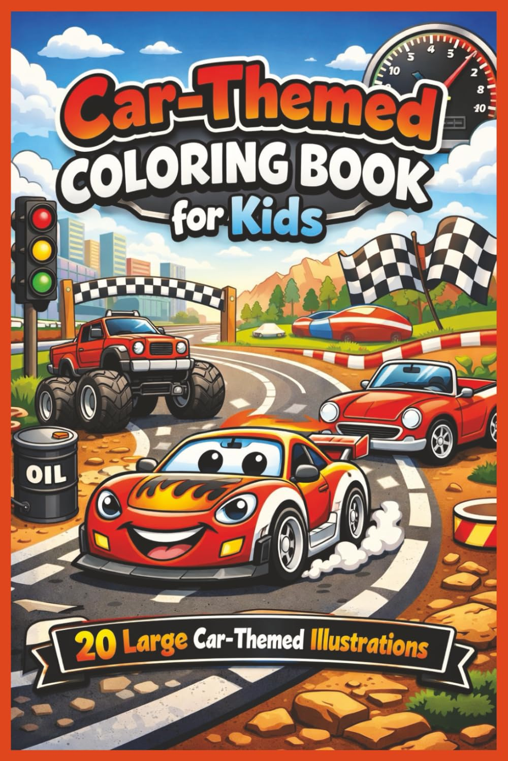 Car Coloring Book for Kids