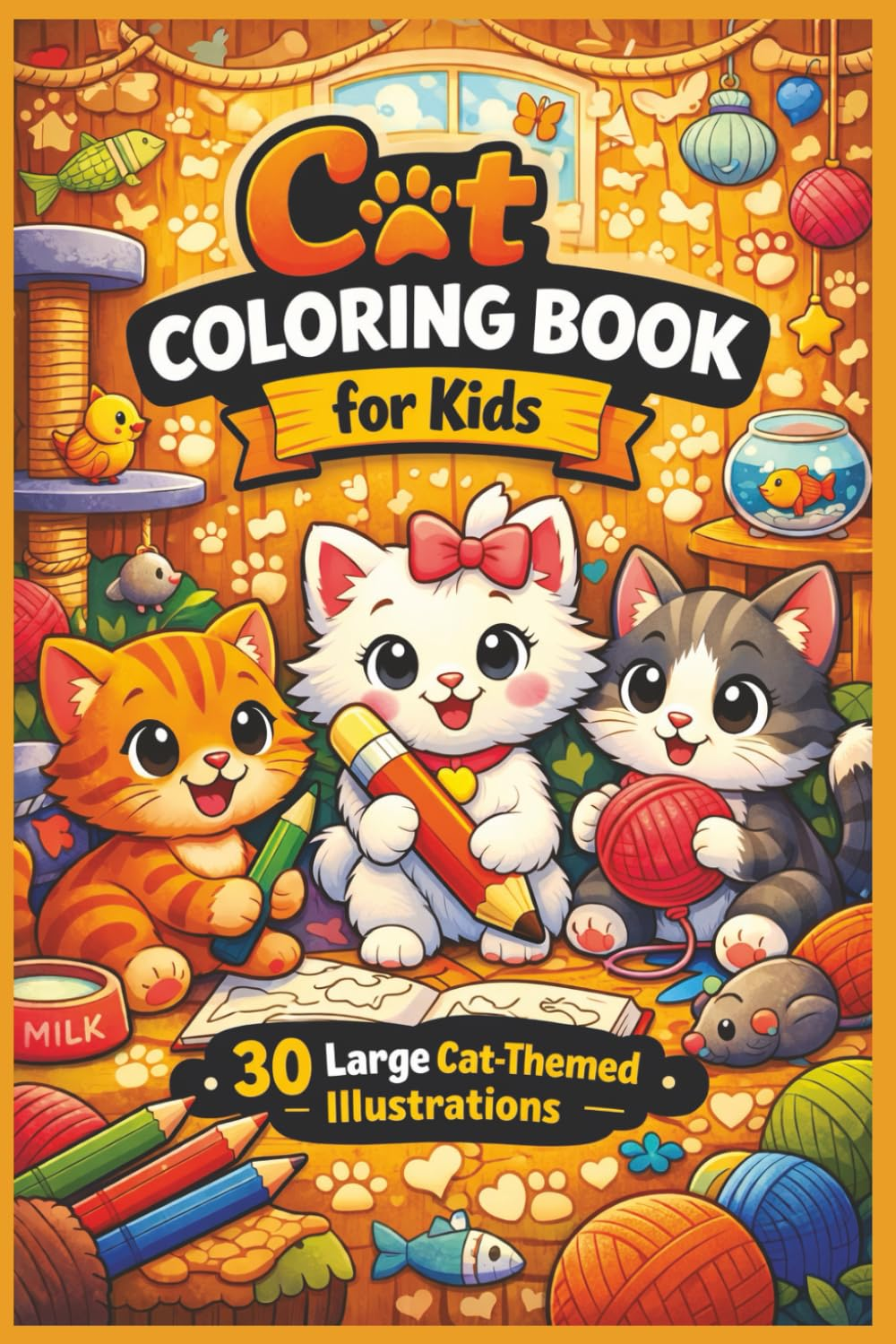 Cat Coloring Book for Kids