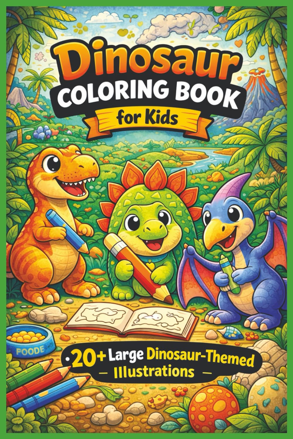 Dinosaur Coloring Book for Kids