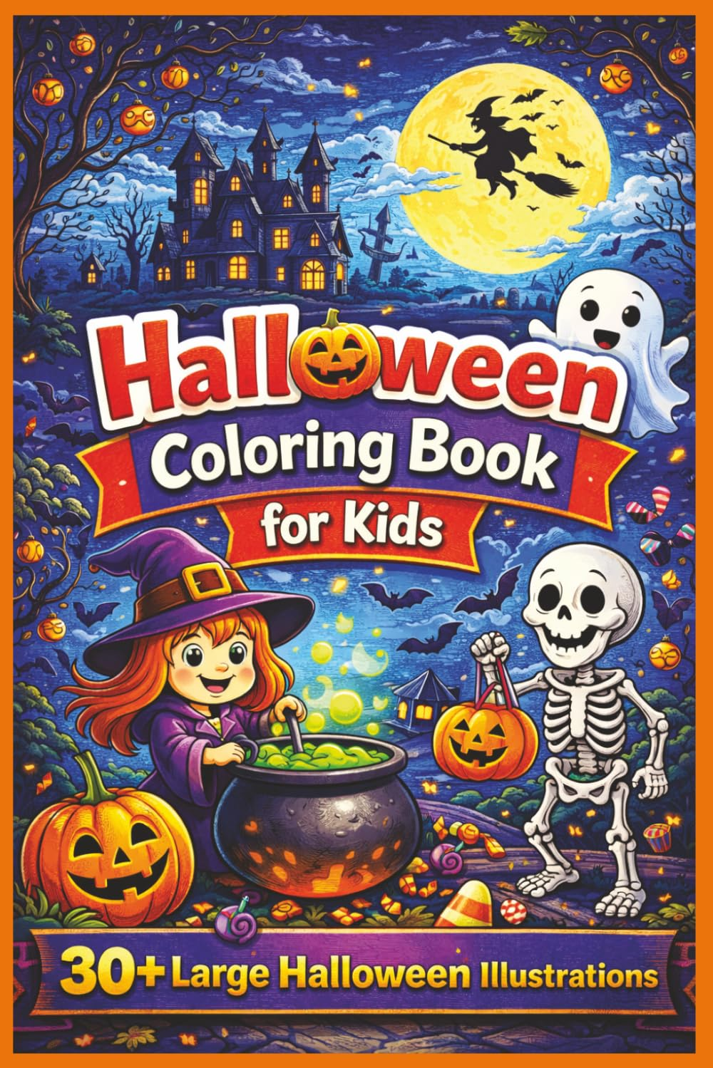 Halloween Coloring Book for Kids