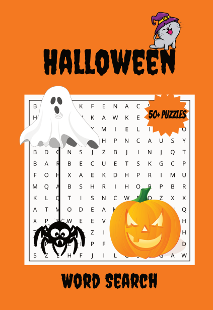 Halloween Word Search Puzzle Book: Easy-to-Read Puzzles about Halloween