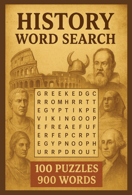 History Word Search Puzzle Book: Perfect for History Enthusiasts