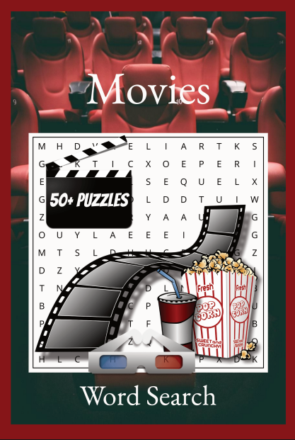 Movies Word Search Puzzle Book: Easy-to-Read Puzzles about Cinema