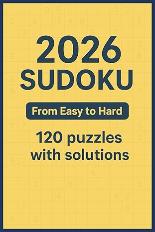 2026 Sudoku: Easy, Medium and Hard Sudoku Puzzles with Solutions
