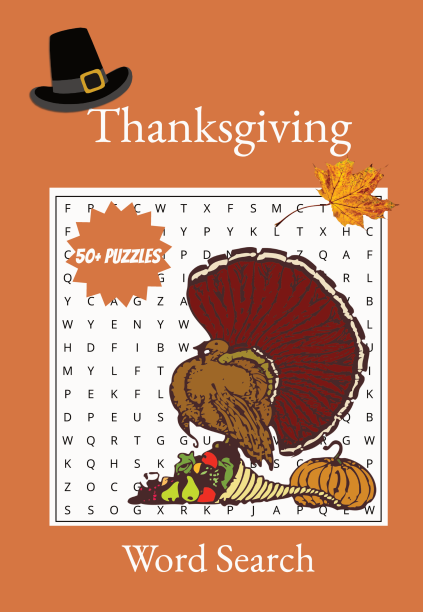 Thanksgiving Word Search Puzzle Book: Easy-to-Read Puzzles about Thanksgiving
