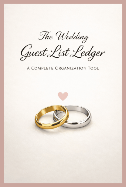 The Wedding Guest List Ledger