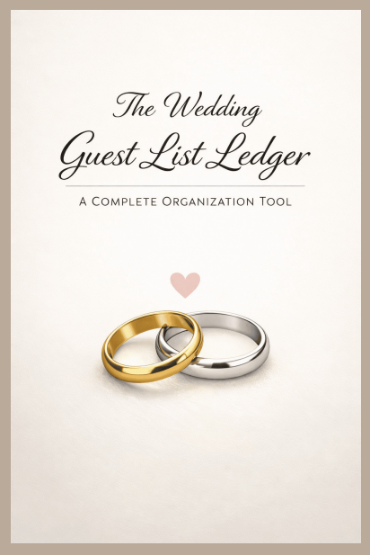 The Wedding Guest List Ledger