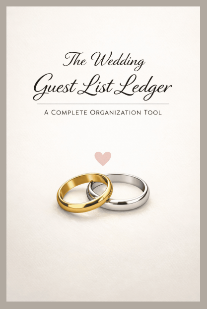 The Wedding Guest List Ledger