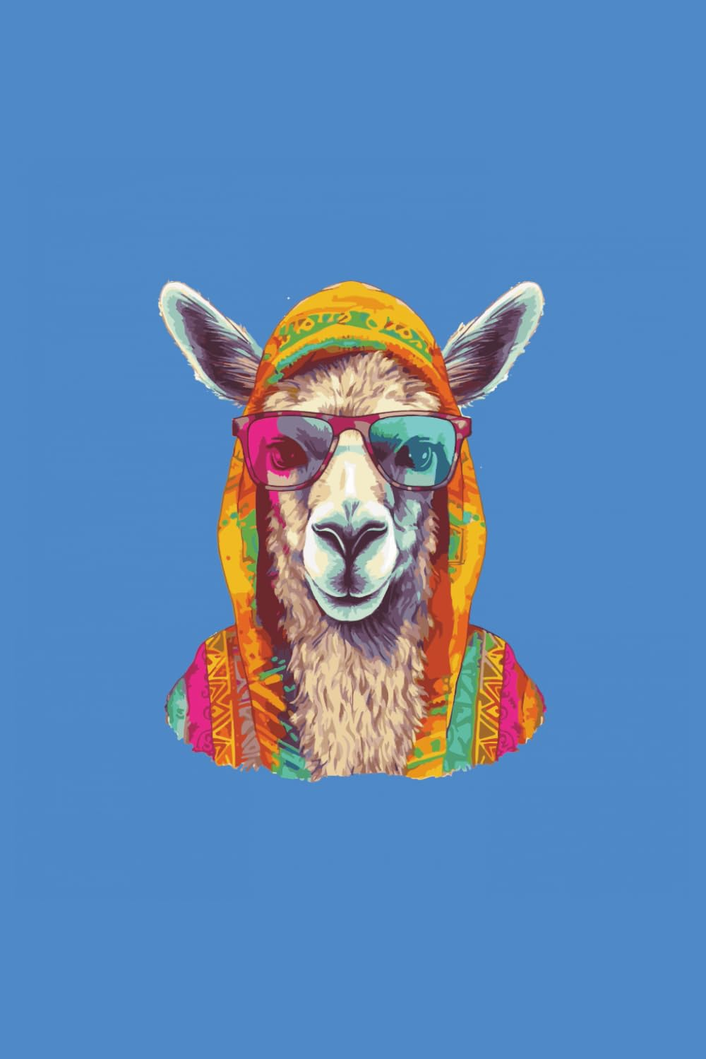 Urban Art Llama Notebook