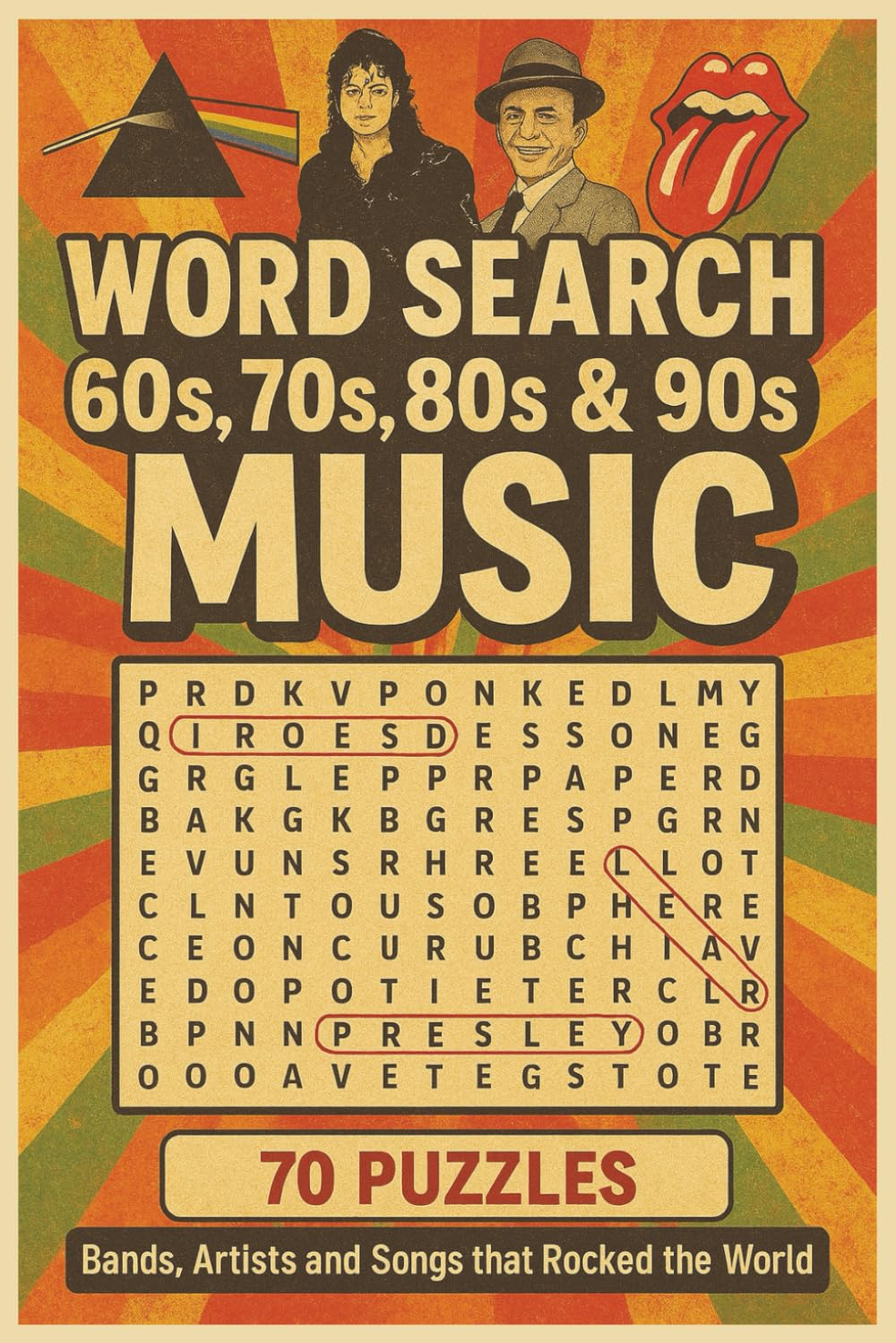 Music Word Search Puzzle Book: Your Ultimate Escape into the Golden Age of Music